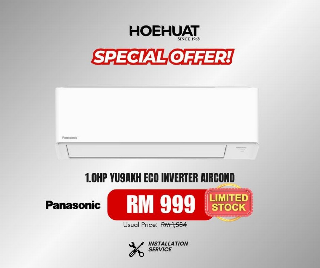 Hoe-Huat-Electric-July-Canopy-Sale-Promotion-7 11-12 July 2026: Hoe Huat Electric July Canopy Sale Promotion at Taipan USJ – 2-Day Electrical & Home Appliance Deals in Subang Jaya