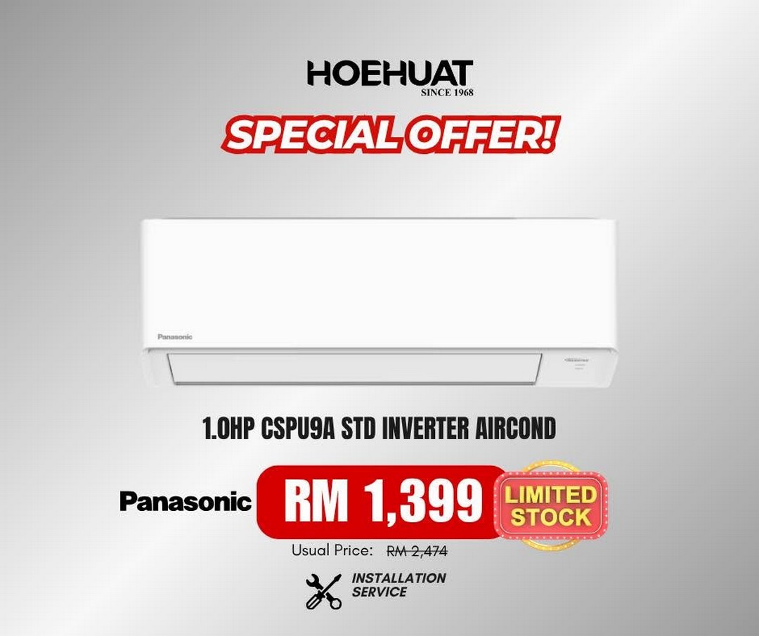 Hoe-Huat-Electric-July-Canopy-Sale-Promotion-8 11-12 July 2026: Hoe Huat Electric July Canopy Sale Promotion at Taipan USJ – 2-Day Electrical & Home Appliance Deals in Subang Jaya