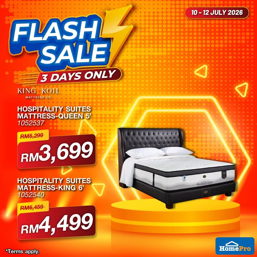 HomePro-Malaysia-Flash-Sale-Promotion-–-Save-Big-on-Home-Essentials-4 10-12 July 2026: HomePro Malaysia Flash Sale Promotion – Save Big on Home Essentials, Furniture, Appliances and More at Selected Stores & Online