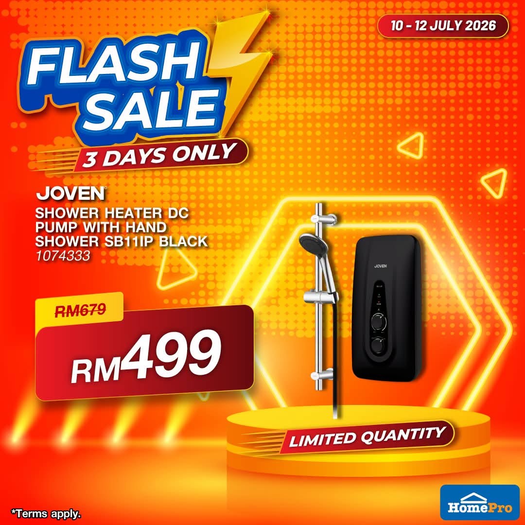 HomePro-Malaysia-Flash-Sale-Promotion-–-Save-Big-on-Home-Essentials-6 10-12 July 2026: HomePro Malaysia Flash Sale Promotion – Save Big on Home Essentials, Furniture, Appliances and More at Selected Stores & Online