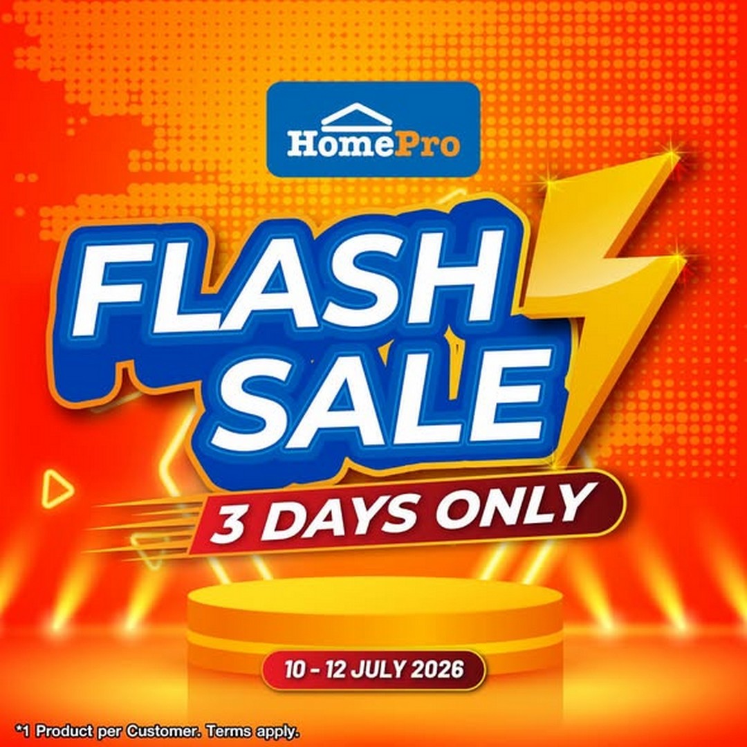 HomePro-Malaysia-Flash-Sale-Promotion-–-Save-Big-on-Home-Essentials 10-12 July 2026: HomePro Malaysia Flash Sale Promotion – Save Big on Home Essentials, Furniture, Appliances and More at Selected Stores & Online