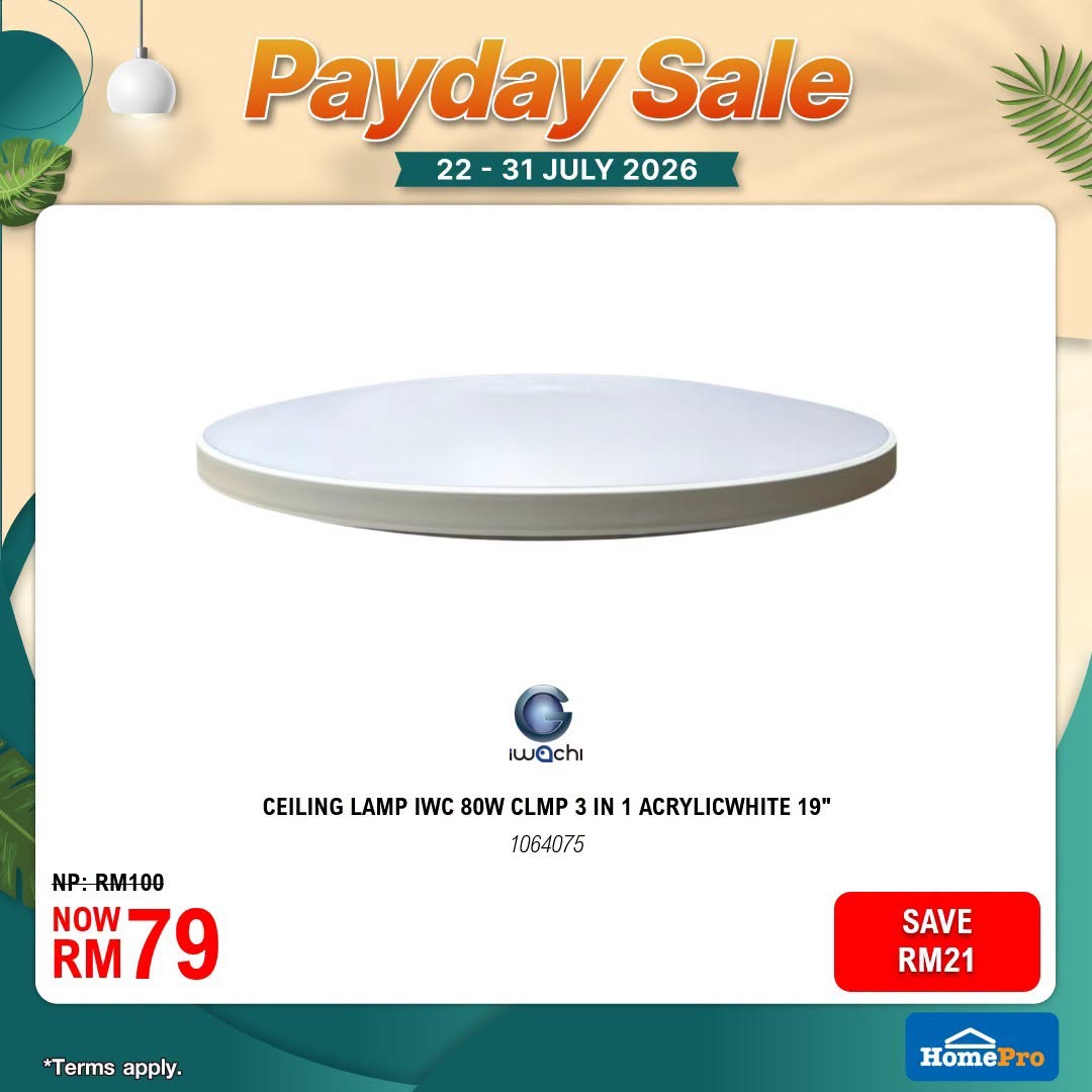 HomePro-Malaysia-July-Payday-Sale-13 22-31 July 2026: HomePro Malaysia July Payday Sale Promotion: Enjoy Up To 60% OFF Home Essentials, Furniture And Smart Appliances With Extra Savings