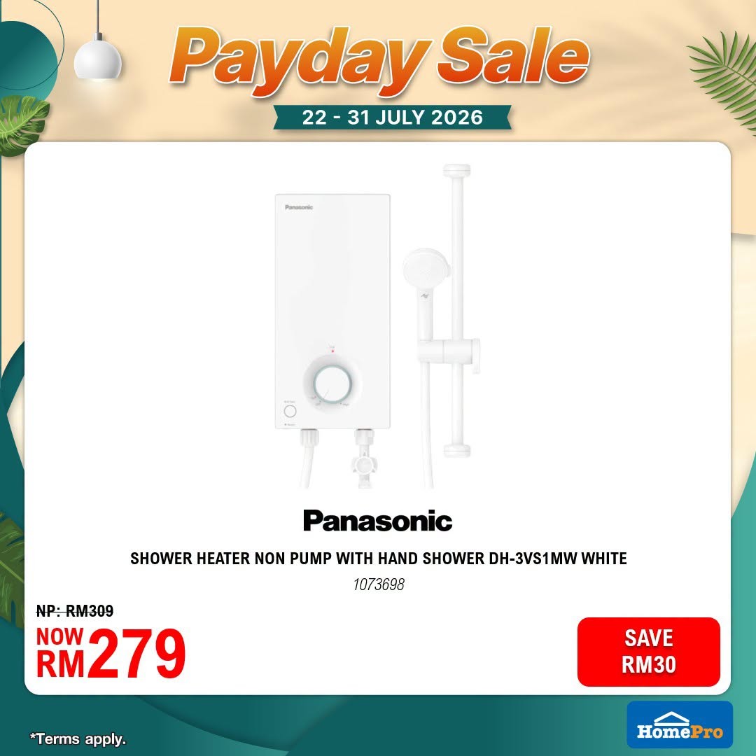 HomePro-Malaysia-July-Payday-Sale-14 22-31 July 2026: HomePro Malaysia July Payday Sale Promotion: Enjoy Up To 60% OFF Home Essentials, Furniture And Smart Appliances With Extra Savings