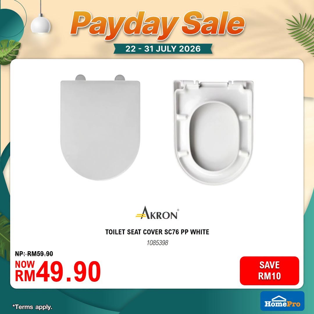 HomePro-Malaysia-July-Payday-Sale-19 22-31 July 2026: HomePro Malaysia July Payday Sale Promotion: Enjoy Up To 60% OFF Home Essentials, Furniture And Smart Appliances With Extra Savings