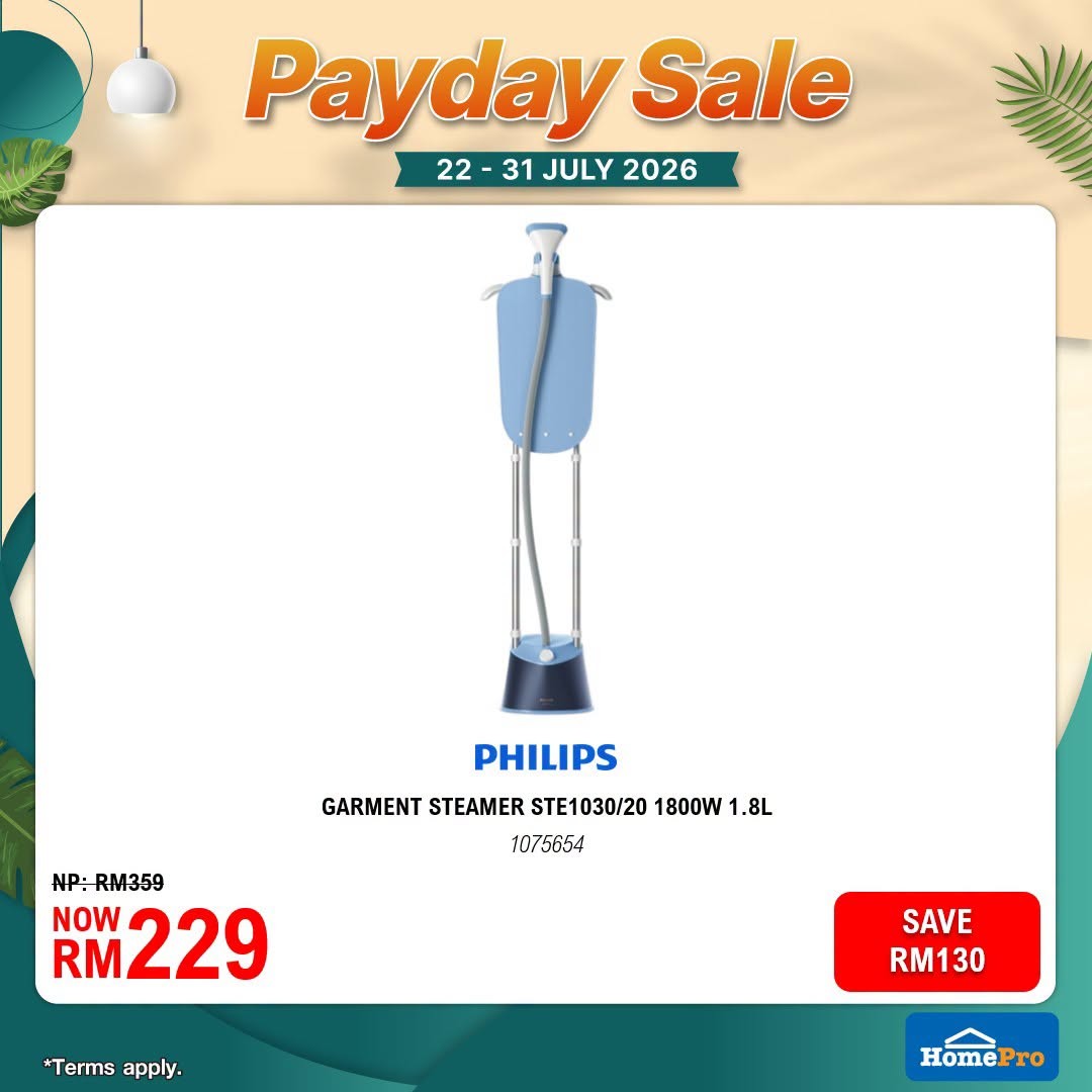 HomePro-Malaysia-July-Payday-Sale-5 22-31 July 2026: HomePro Malaysia July Payday Sale Promotion: Enjoy Up To 60% OFF Home Essentials, Furniture And Smart Appliances With Extra Savings