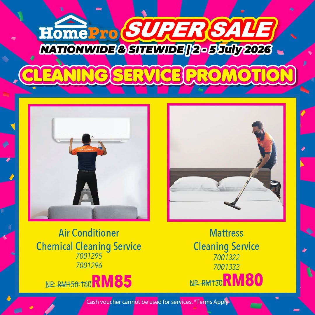 HomePro-Malaysia-Super-Sale-with-Up-to-80-Off-4 2–5 July 2026: HomePro Malaysia Super Sale with Up to 80% Off, Free Gifts Worth Up to RM888 and Exclusive Member Promotions Nationwide
