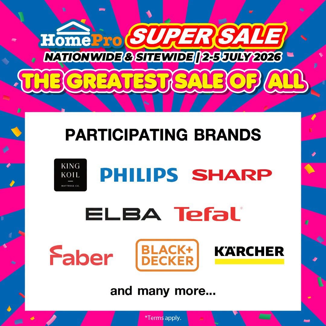 HomePro-Malaysia-Super-Sale-with-Up-to-80-Off-6 2–5 July 2026: HomePro Malaysia Super Sale with Up to 80% Off, Free Gifts Worth Up to RM888 and Exclusive Member Promotions Nationwide