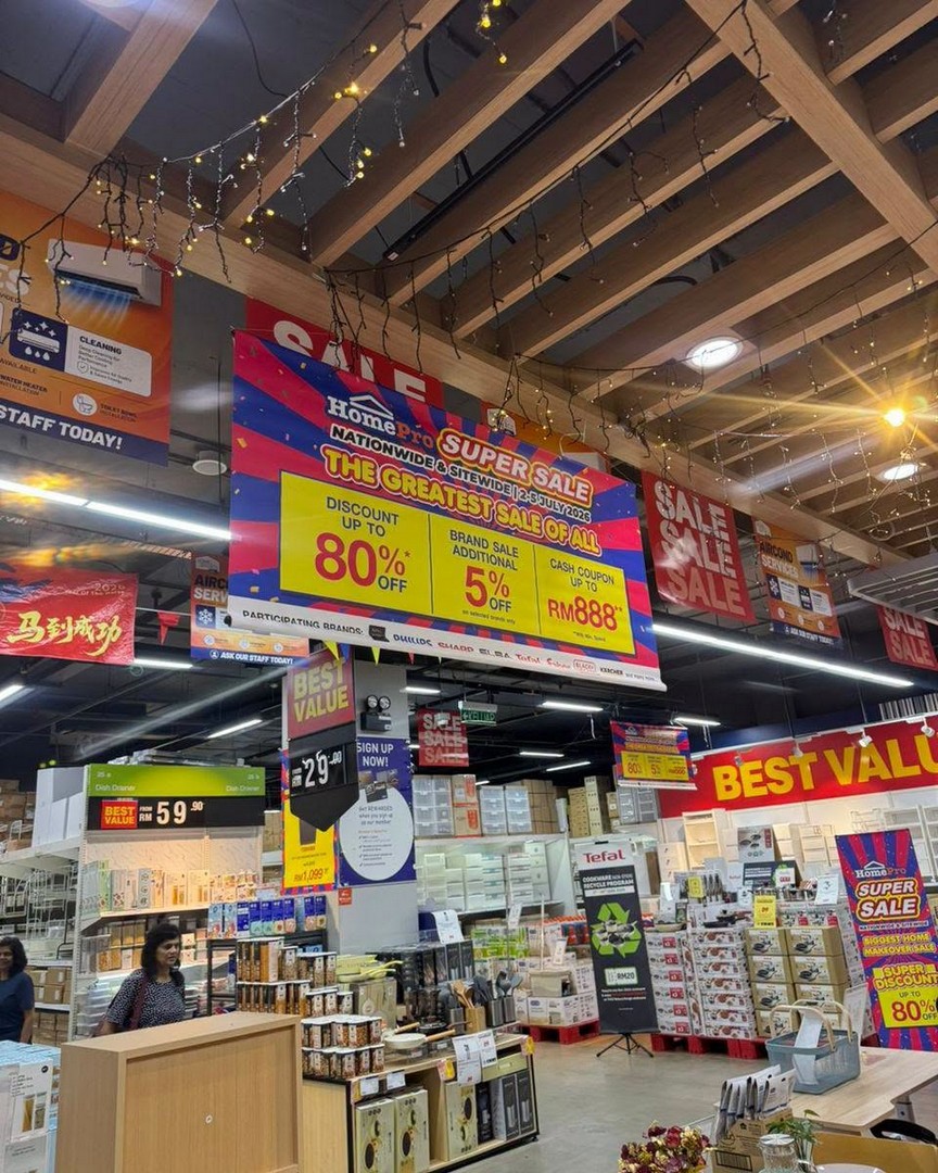 HomePro-Malaysia-Super-Sale-–-Save-Up-to-80-OFF-5 2-5 July 2026: HomePro Malaysia Super Sale – Save Up to 80% OFF, Extra Discounts, RM888 Cash Coupons and RM20 Gift Voucher Promotion