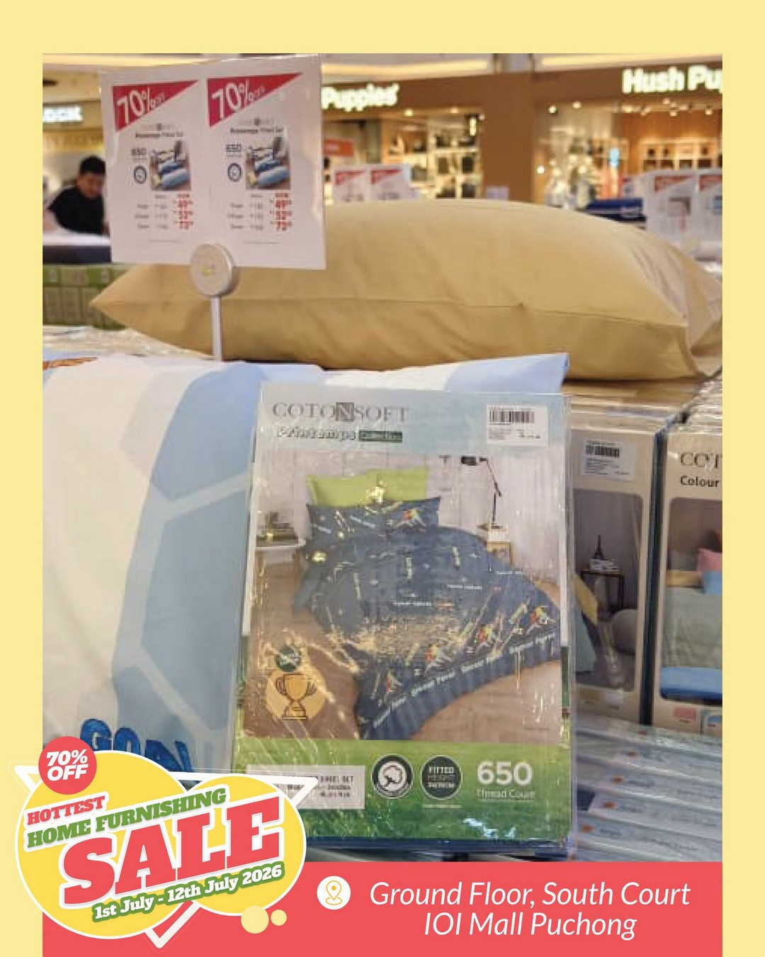 Homes-Harmony-Home-Refresh-Sale-at-IOI-Mall-Puchong-8 1–12 July 2026: Home's Harmony Home Refresh Sale at IOI Mall Puchong – Enjoy Up to 70% OFF Bedding, Furniture, Home Décor and Household Essentials