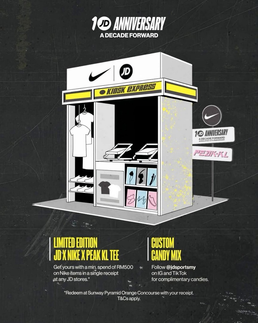 JD-Sports-Malaysia-10th-Year-Anniversary-Celebration-Promotion-4 22-26 July 2026: JD Sports Malaysia 10th Year Anniversary Celebration Promotion with Special Performances and Exciting Activities at Sunway Pyramid