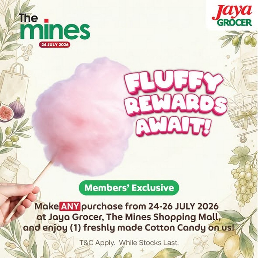 Jaya-Grocer-The-Mines-Shopping-Mall-Opening-Promotion-1 24 July 2026: Jaya Grocer The Mines Shopping Mall Opening Promotion: Enjoy Freebies, Member Rewards and Exciting Opening Day Activities