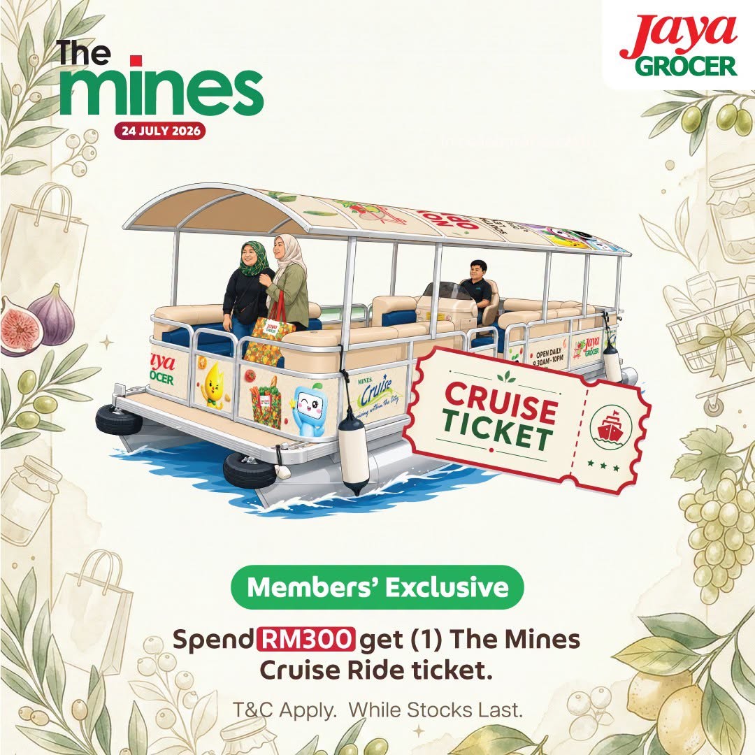 Jaya-Grocer-The-Mines-Shopping-Mall-Opening-Promotion-6 24 July 2026: Jaya Grocer The Mines Shopping Mall Opening Promotion: Enjoy Freebies, Member Rewards and Exciting Opening Day Activities