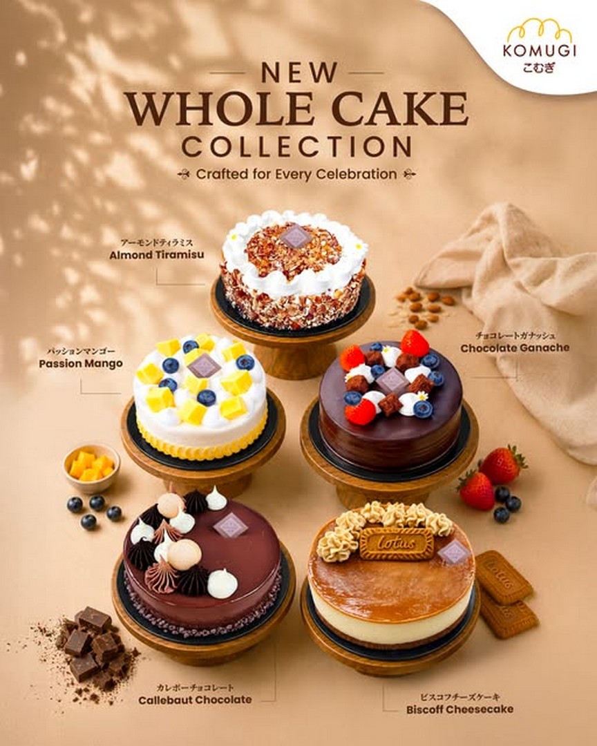 Komugi-Malaysia-New-Whole-Cake-Collection-Promotion 1 July 2026 onwards: Komugi Malaysia New Whole Cake Collection Promotion – Celebrate Every Special Occasion with Delicious Premium Cakes