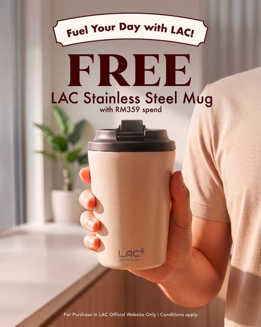 LAC-Malaysia-Free-Gift-Promotion-–-Receive-a-FREE-Stainless-Steel 18–31 July 2026: LAC Malaysia Free Gift Promotion – Receive a FREE Stainless Steel Mug When You Spend RM359 on Health Supplements Online