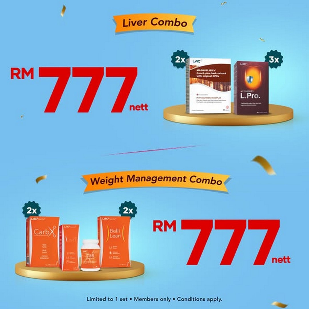LAC-Malaysia-Lucky-7.7-Wellness-Promotion-–-Members-1 1–7 July 2026: LAC Malaysia Lucky 7.7 Wellness Promotion – Members Enjoy 2nd Item for RM7 and Save Up to 57% on Selected Combo Deals