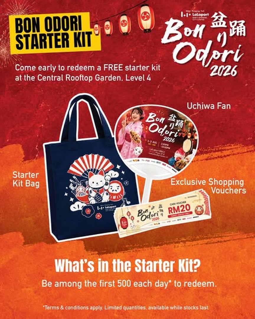 LaLaport-Bukit-Bintang-City-Centre-Bon-Odori-2026-Festival-Event-1 1–9 August 2026: LaLaport Bukit Bintang City Centre Bon Odori 2026 Festival Event – Free Starter Kit Giveaway, Japanese Cultural Celebration & Family Fun in Kuala Lumpu