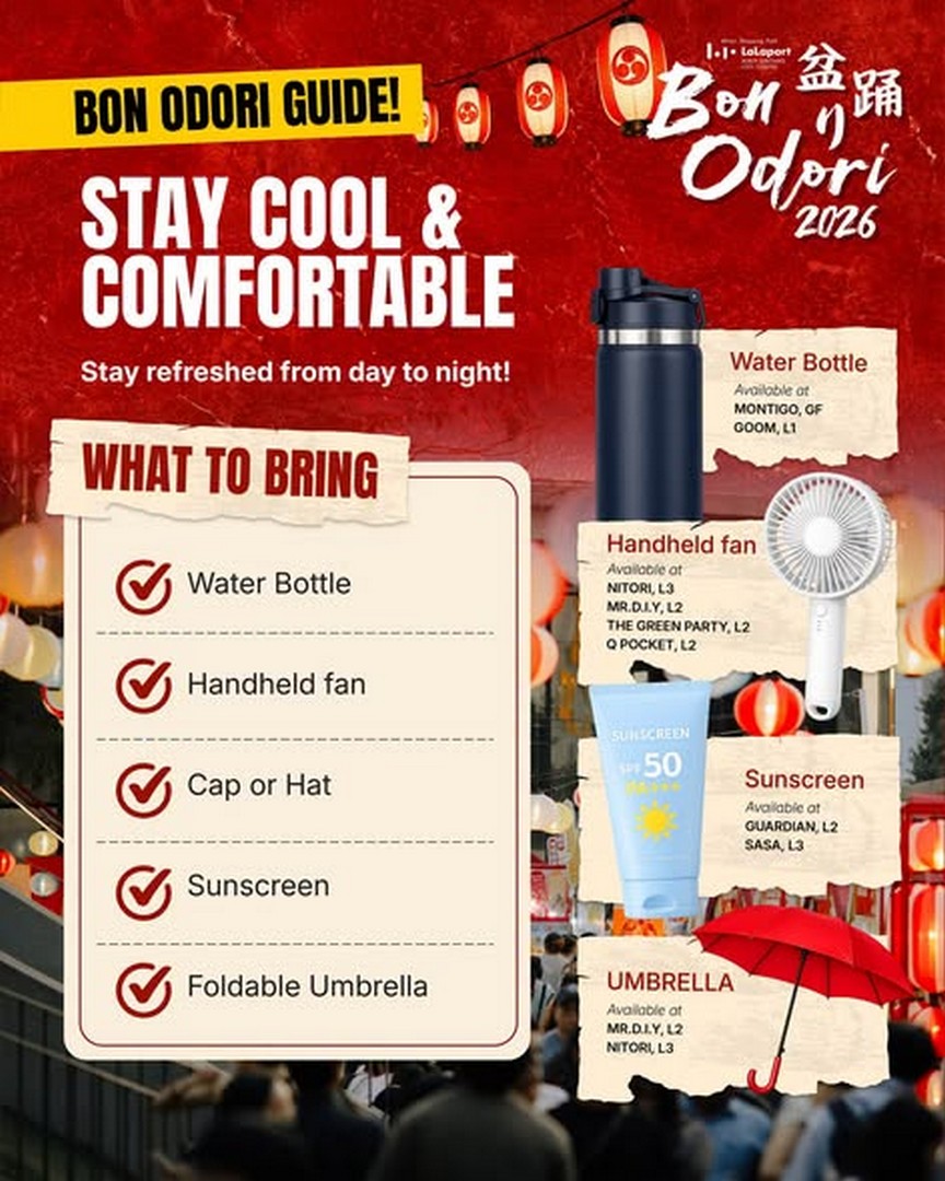 LaLaport-Bukit-Bintang-City-Centre-Bon-Odori-2026-Festival-Event-3 1–9 August 2026: LaLaport Bukit Bintang City Centre Bon Odori 2026 Festival Event – Free Starter Kit Giveaway, Japanese Cultural Celebration & Family Fun in Kuala Lumpu