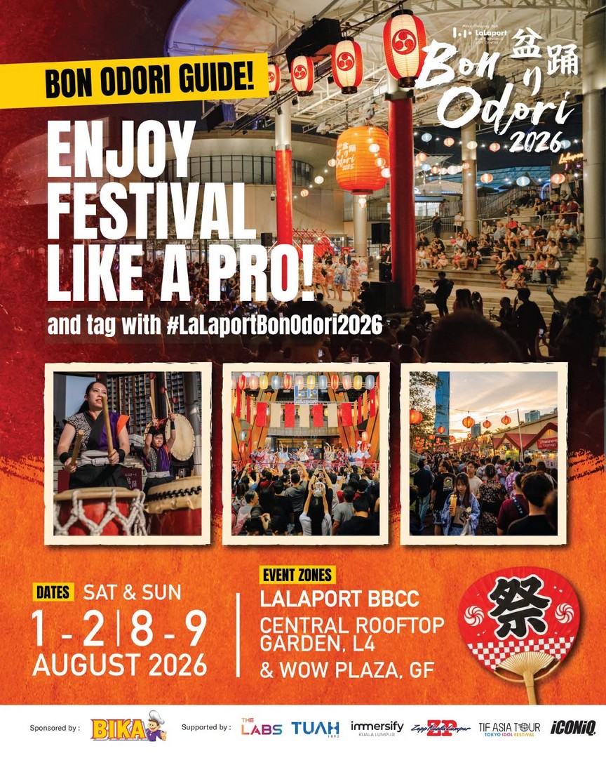 LaLaport-Bukit-Bintang-City-Centre-Bon-Odori-2026-Festival-Event-5 1–9 August 2026: LaLaport Bukit Bintang City Centre Bon Odori 2026 Festival Event – Free Starter Kit Giveaway, Japanese Cultural Celebration & Family Fun in Kuala Lumpu