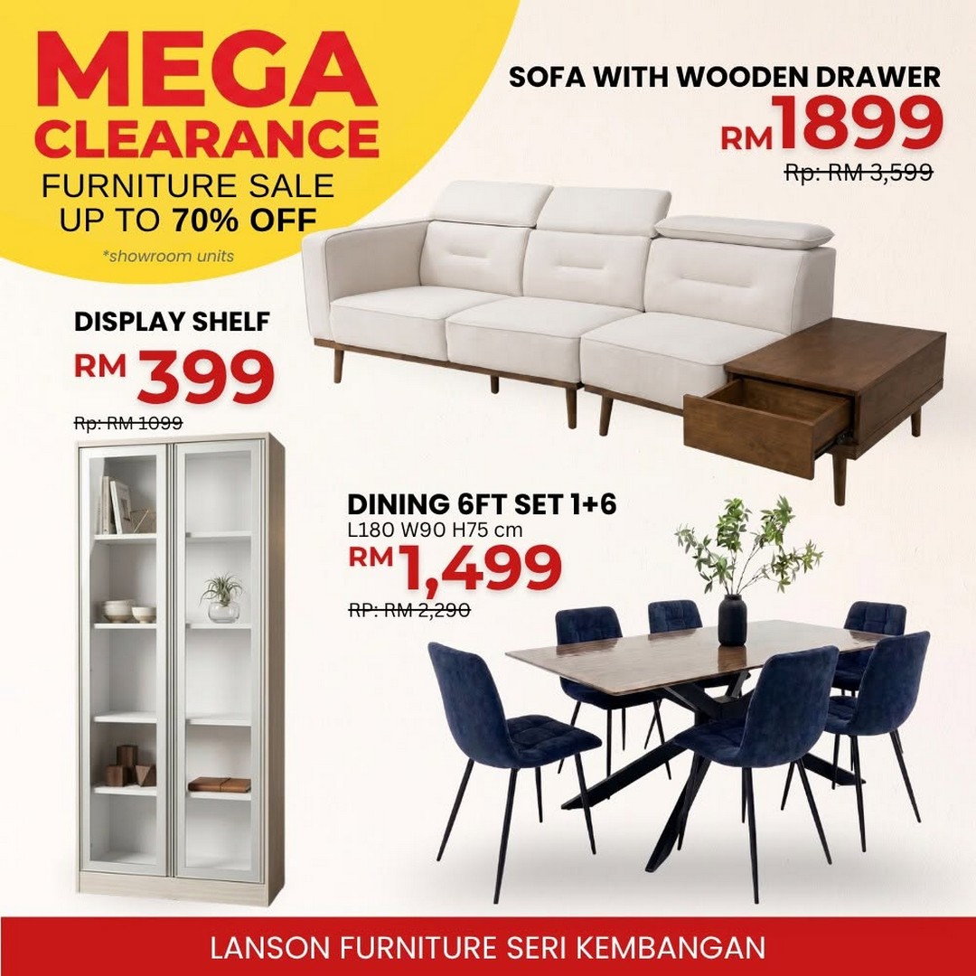 Lanson-Furniture-Mega-Furniture-Clearance-Sale-13 13 July 2026 onwards: Lanson Furniture Mega Furniture Clearance Sale – Enjoy Up to 70% OFF Sofas, Dining Sets and Home Furniture in Seri Kembangan
