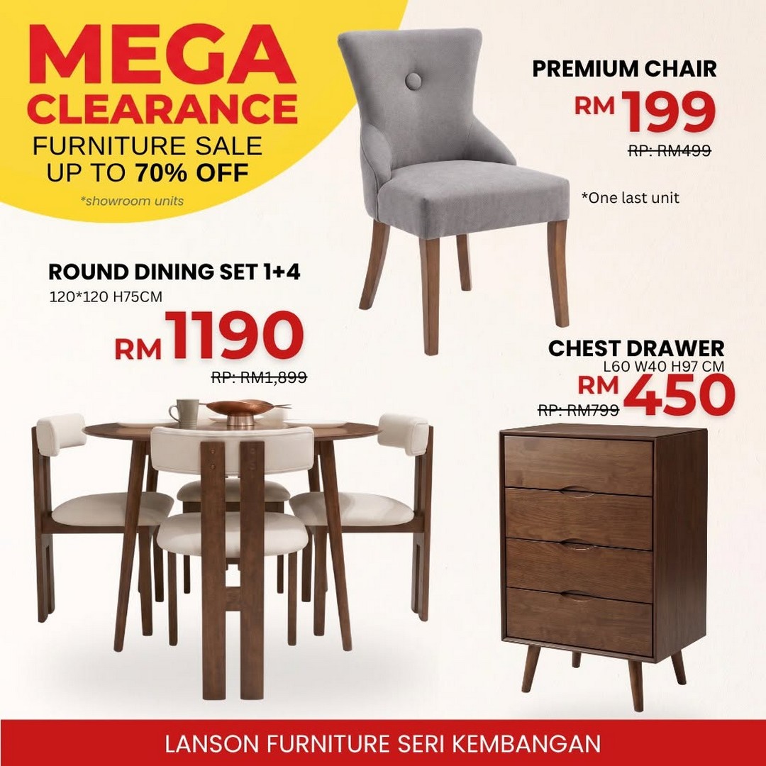 Lanson-Furniture-Mega-Furniture-Clearance-Sale-9 13 July 2026 onwards: Lanson Furniture Mega Furniture Clearance Sale – Enjoy Up to 70% OFF Sofas, Dining Sets and Home Furniture in Seri Kembangan