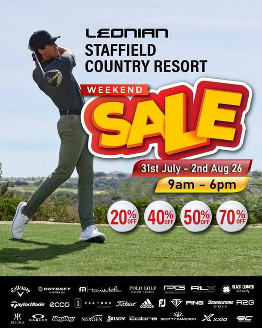 Leonian-Malaysia-Golf-Sale-Event-at-Staffield-Country-Resort 31 July-2 August 2026: Leonian Malaysia Golf Sale Event at Staffield Country Resort: Discover Exclusive Golf Equipment Bargains and Special Finds