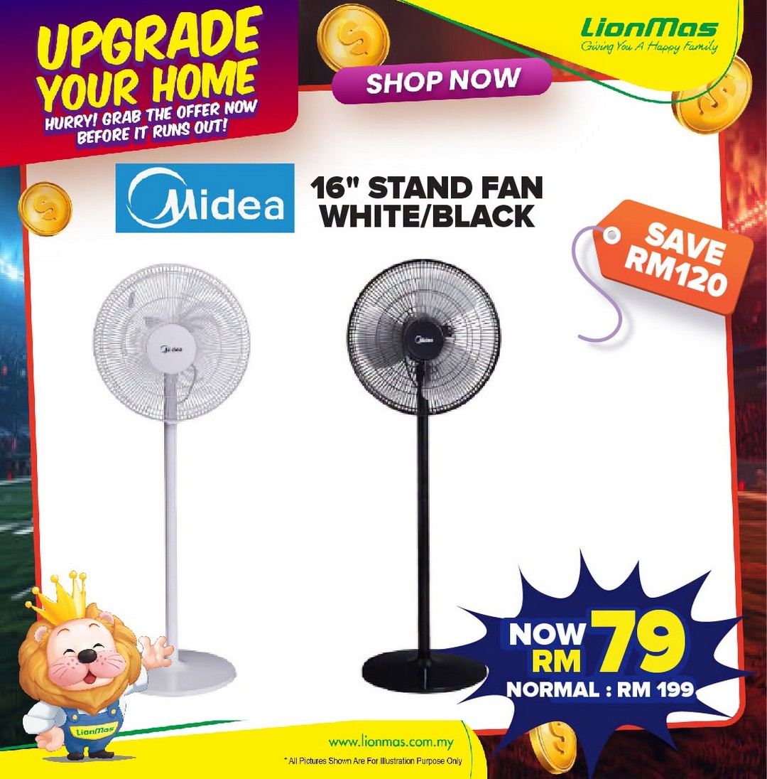 Lionmas-Furnishers-HQ-Home-Electrical-Furniture-Promotion-at-Lionmas-13 5-15 July 2026: Lionmas Furnishers HQ Home Electrical & Furniture Promotion at Lionmas Pontian, Johor – Save with Great Discounts and 50% Air Conditioner Installation Offer