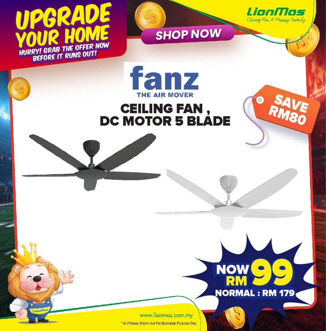 Lionmas-Furnishers-HQ-Home-Electrical-Furniture-Promotion-at-Lionmas-14 5-15 July 2026: Lionmas Furnishers HQ Home Electrical & Furniture Promotion at Lionmas Pontian, Johor – Save with Great Discounts and 50% Air Conditioner Installation Offer