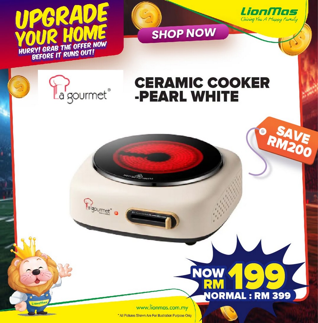 Lionmas-Furnishers-HQ-Home-Electrical-Furniture-Promotion-at-Lionmas-16 5-15 July 2026: Lionmas Furnishers HQ Home Electrical & Furniture Promotion at Lionmas Pontian, Johor – Save with Great Discounts and 50% Air Conditioner Installation Offer