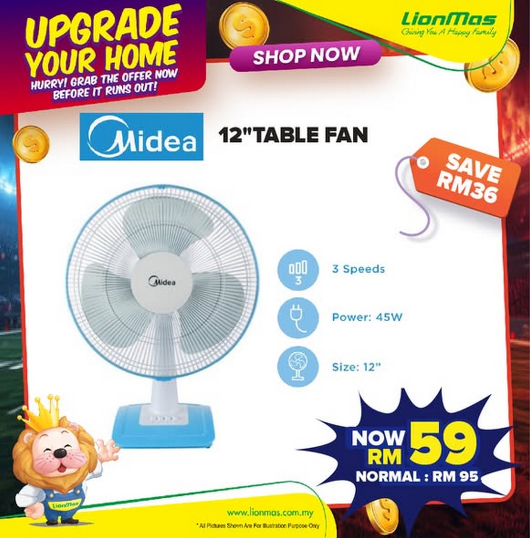 Lionmas-Furnishers-HQ-Home-Electrical-Furniture-Promotion-at-Lionmas-2 5-15 July 2026: Lionmas Furnishers HQ Home Electrical & Furniture Promotion at Lionmas Pontian, Johor – Save with Great Discounts and 50% Air Conditioner Installation Offer