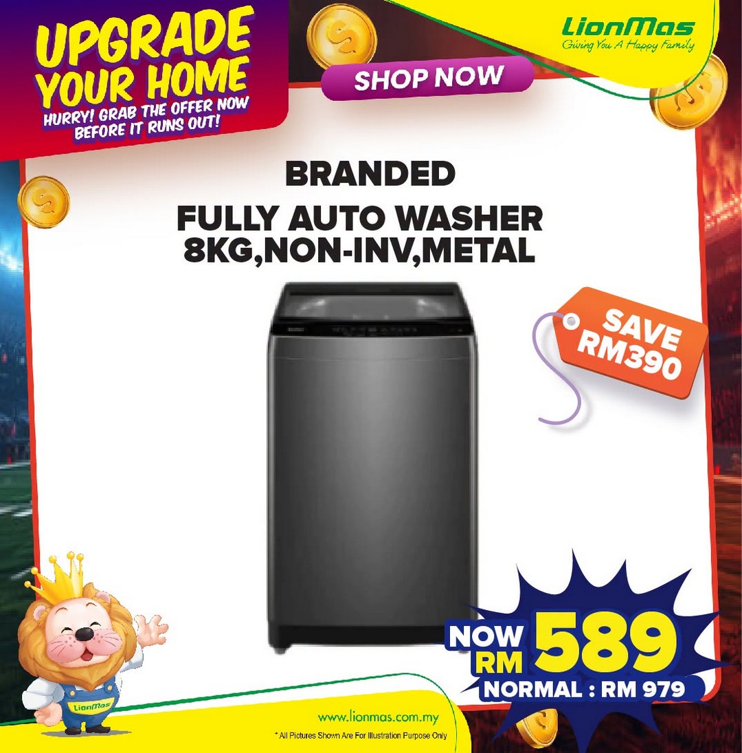 Lionmas-Furnishers-HQ-Home-Electrical-Furniture-Promotion-at-Lionmas-3 5-15 July 2026: Lionmas Furnishers HQ Home Electrical & Furniture Promotion at Lionmas Pontian, Johor – Save with Great Discounts and 50% Air Conditioner Installation Offer