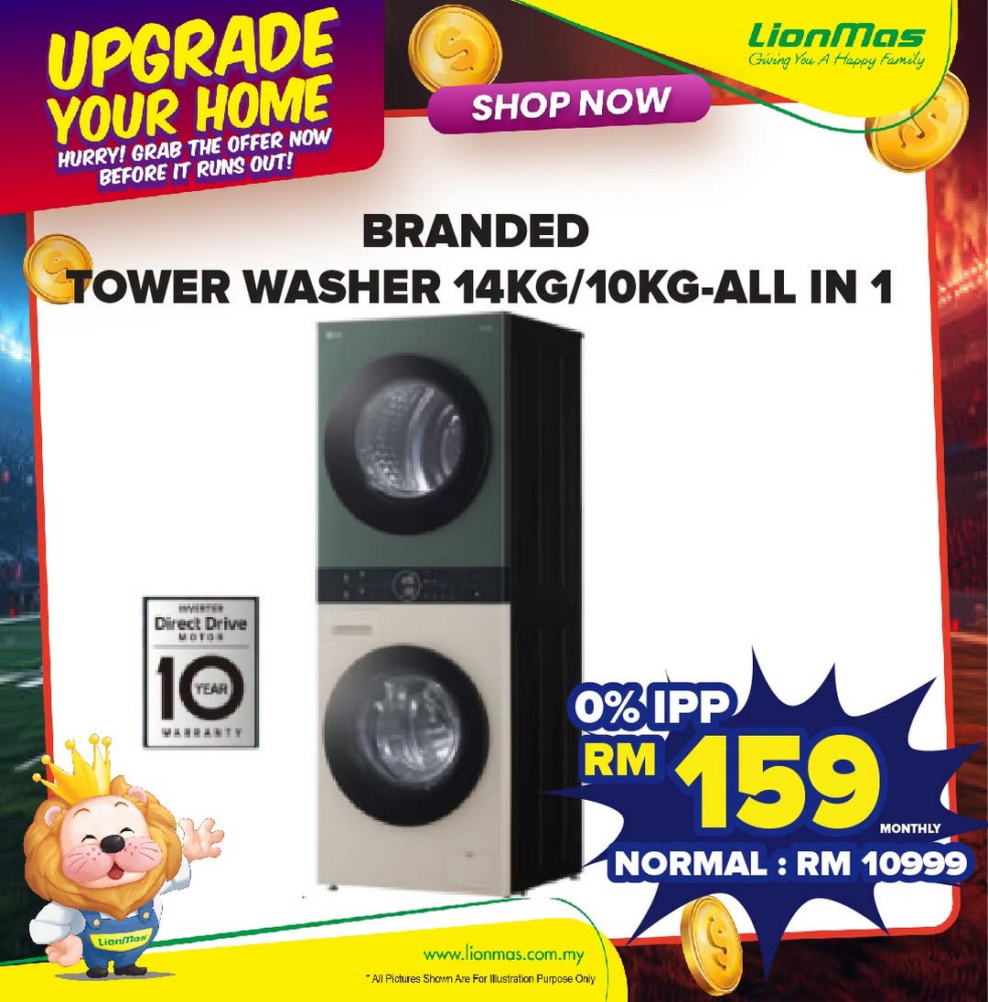 Lionmas-Furnishers-HQ-Home-Electrical-Furniture-Promotion-at-Lionmas-5 5-15 July 2026: Lionmas Furnishers HQ Home Electrical & Furniture Promotion at Lionmas Pontian, Johor – Save with Great Discounts and 50% Air Conditioner Installation Offer