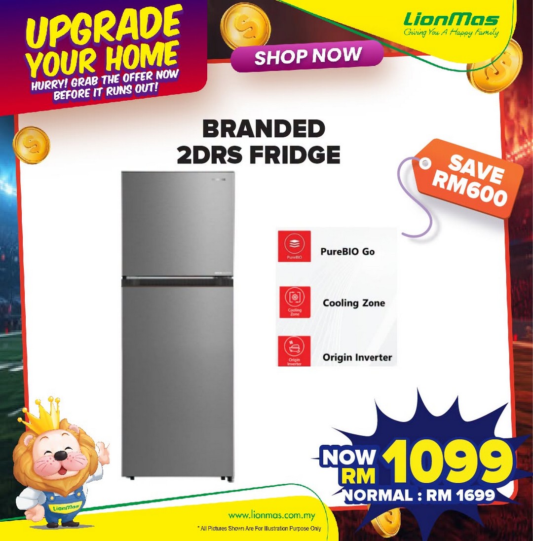Lionmas-Furnishers-HQ-Home-Electrical-Furniture-Promotion-at-Lionmas-6 5-15 July 2026: Lionmas Furnishers HQ Home Electrical & Furniture Promotion at Lionmas Pontian, Johor – Save with Great Discounts and 50% Air Conditioner Installation Offer