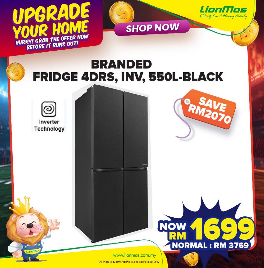 Lionmas-Furnishers-HQ-Home-Electrical-Furniture-Promotion-at-Lionmas-7 5-15 July 2026: Lionmas Furnishers HQ Home Electrical & Furniture Promotion at Lionmas Pontian, Johor – Save with Great Discounts and 50% Air Conditioner Installation Offer