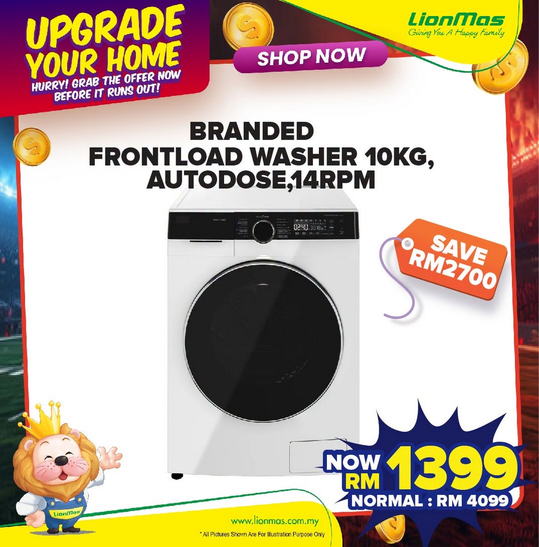 Lionmas-Furnishers-HQ-Home-Electrical-Furniture-Promotion-at-Lionmas-8 5-15 July 2026: Lionmas Furnishers HQ Home Electrical & Furniture Promotion at Lionmas Pontian, Johor – Save with Great Discounts and 50% Air Conditioner Installation Offer