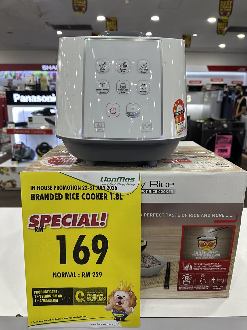 Lionmas-Furnishers-HQ-In-House-Promotion-Sale-15 22-31 July 2026: Lionmas Furnishers HQ: In-House Promotion Sale on Furniture and Electrical Appliances with Special Deals at Lionmas Seri Alam