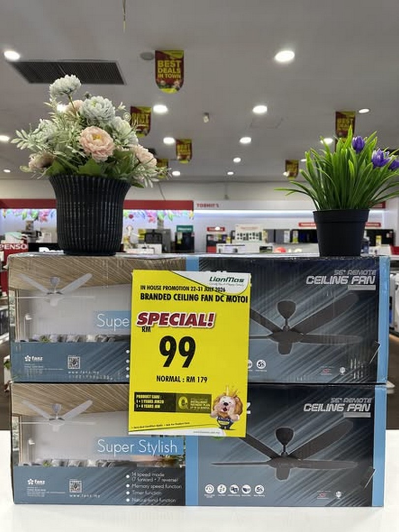 Lionmas-Furnishers-HQ-In-House-Promotion-Sale-2 22-31 July 2026: Lionmas Furnishers HQ: In-House Promotion Sale on Furniture and Electrical Appliances with Special Deals at Lionmas Seri Alam