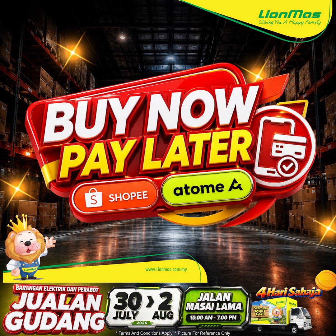 Lionmas-Furnishers-HQ-Warehouse-Sale-14 30 July–2 August 2026: Lionmas Furnishers HQ Warehouse Sale – Save Up to 80% on Branded Home Furniture at Lionmas Factory Outlet Masai