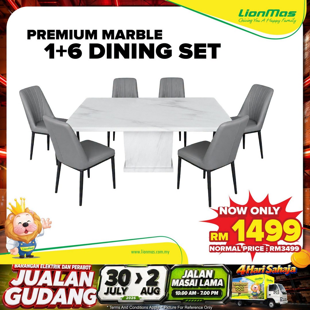 Lionmas-Furnishers-HQ-Warehouse-Sale-8 30 July–2 August 2026: Lionmas Furnishers HQ Warehouse Sale – Save Up to 80% on Branded Home Furniture at Lionmas Factory Outlet Masai