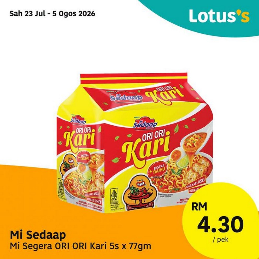 Lotuss-Malaysia-Banyak-Murah-Sale-2 23 July-5 August 2026: Lotus's Malaysia, Banyak Murah Sale Promotion with Rice 10kg at RM29.50 and More Grocery Deals
