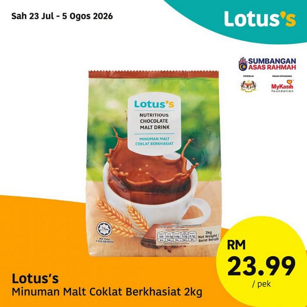 Lotuss-Malaysia-Banyak-Murah-Sale-4 23 July-5 August 2026: Lotus's Malaysia, Banyak Murah Sale Promotion with Rice 10kg at RM29.50 and More Grocery Deals