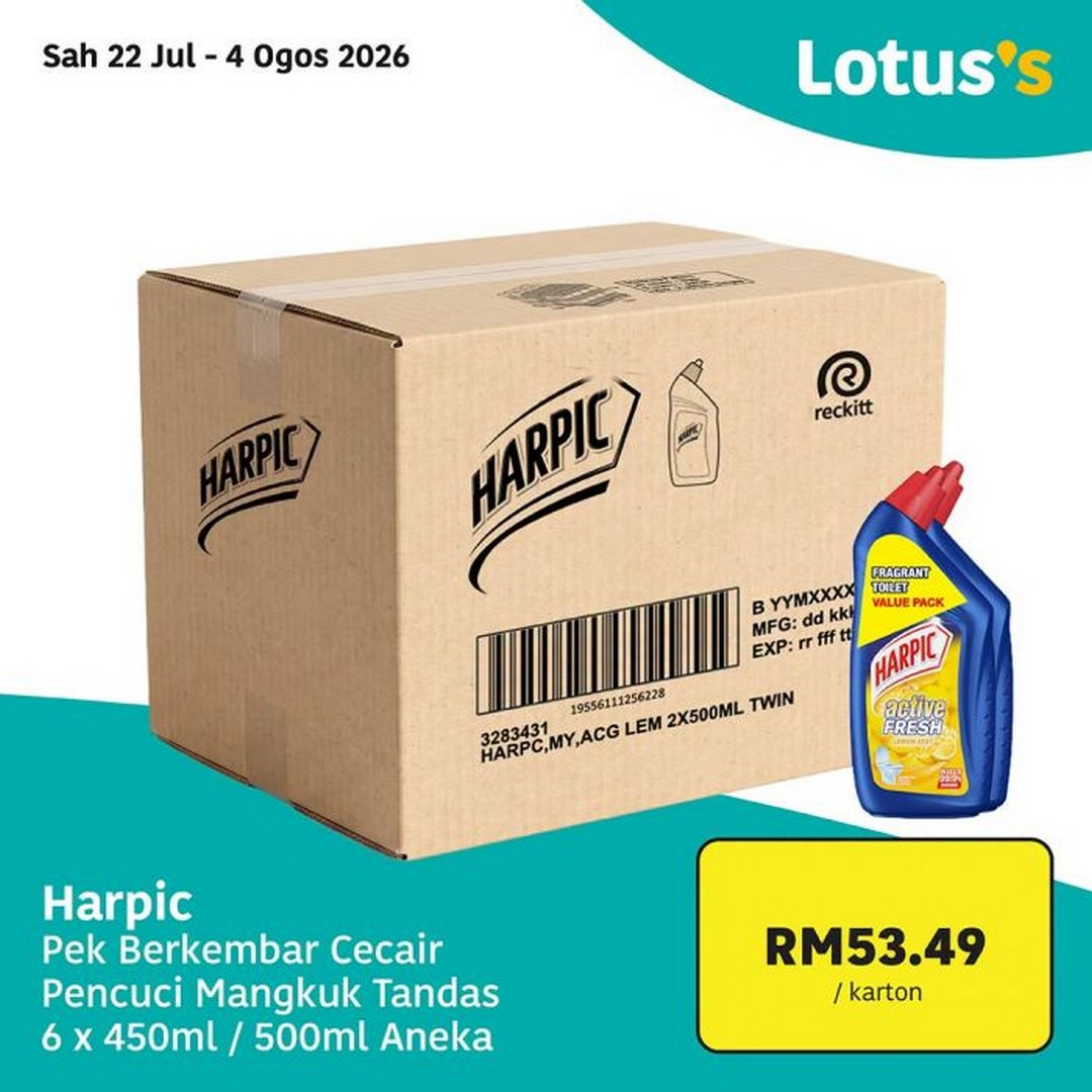 Lotuss-Malaysia-Beli-Lebih-Untung-Lebih-Sale-15 22 July-4 August 2026: Lotus's Malaysia Beli Lebih Untung Lebih Sale: Enjoy Bulk Savings & Discounts on Fresh Food, Groceries and Household Essentials