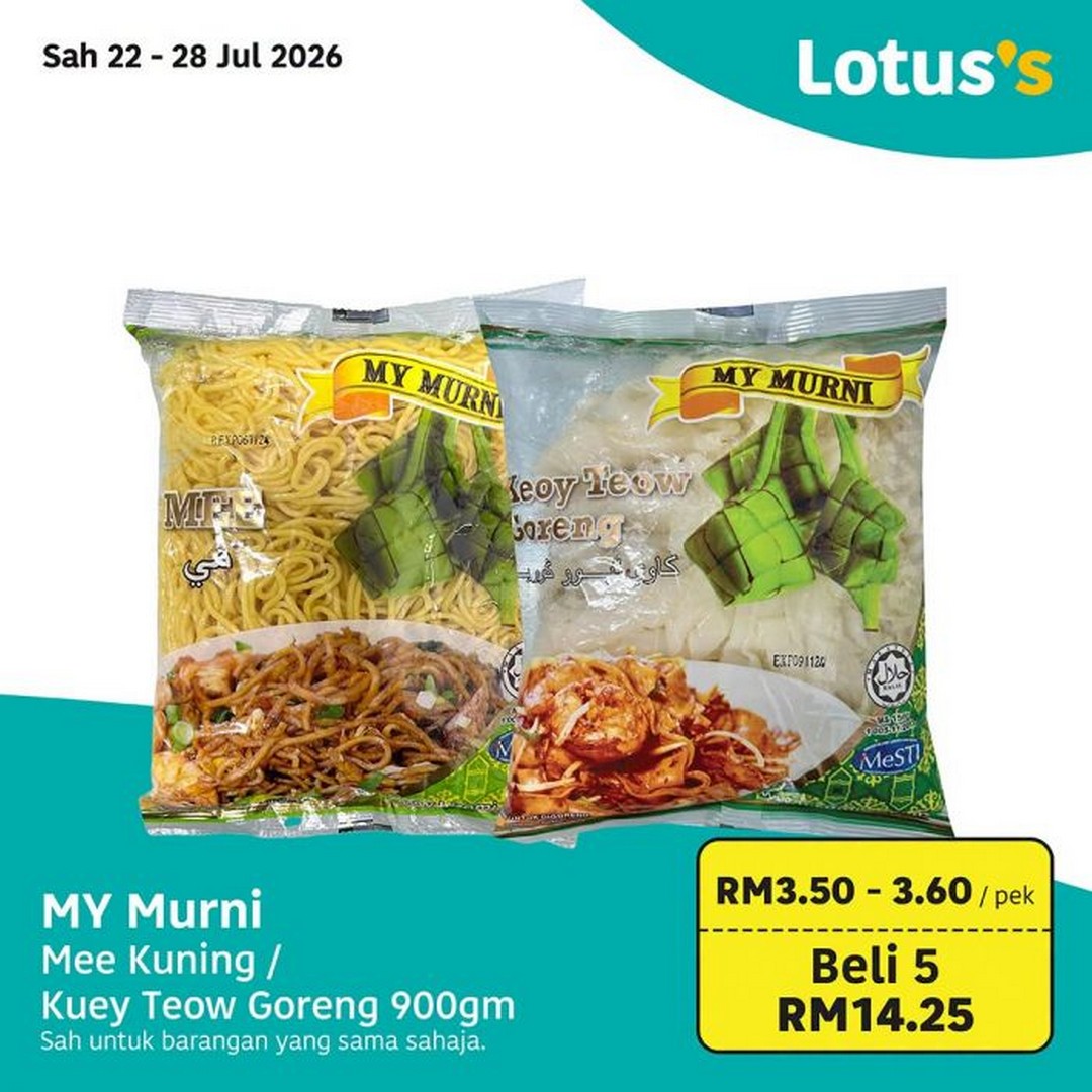 Lotuss-Malaysia-Beli-Lebih-Untung-Lebih-Sale-7 22 July-4 August 2026: Lotus's Malaysia Beli Lebih Untung Lebih Sale: Enjoy Bulk Savings & Discounts on Fresh Food, Groceries and Household Essentials