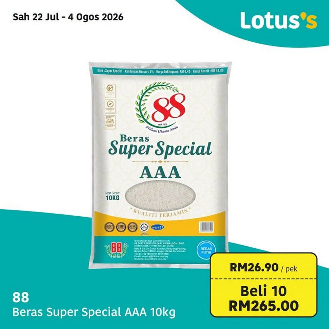 Lotuss-Malaysia-Beli-Lebih-Untung-Lebih-Sale-9 22 July-4 August 2026: Lotus's Malaysia Beli Lebih Untung Lebih Sale: Enjoy Bulk Savings & Discounts on Fresh Food, Groceries and Household Essentials