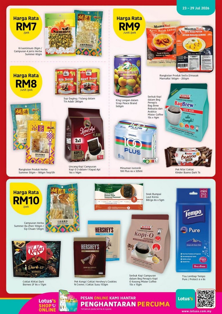 Lotuss-Malaysia-Harga-Rata-Sale-Promotion-1-1 23-29 July 2026: Lotus's Malaysia Harga Rata Sale Promotion, Grab Everyday Essentials From RM2 With Member Rewards