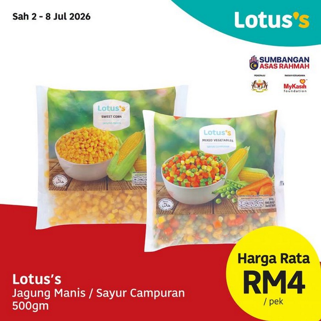 Lotuss-Malaysia-Harga-Rata-Sale-Promotion-1 2–8 July 2026: Lotus's Malaysia Harga Rata Sale Promotion – Flat Price Grocery Deals from Just RM4 on Daily Essentials