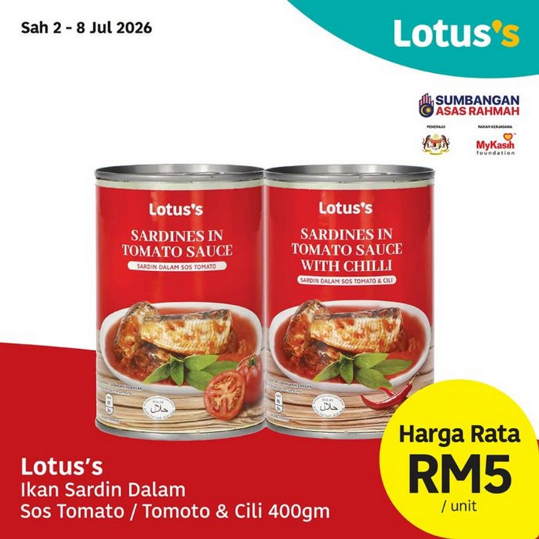 Lotuss-Malaysia-Harga-Rata-Sale-Promotion-3 2–8 July 2026: Lotus's Malaysia Harga Rata Sale Promotion – Flat Price Grocery Deals from Just RM4 on Daily Essentials