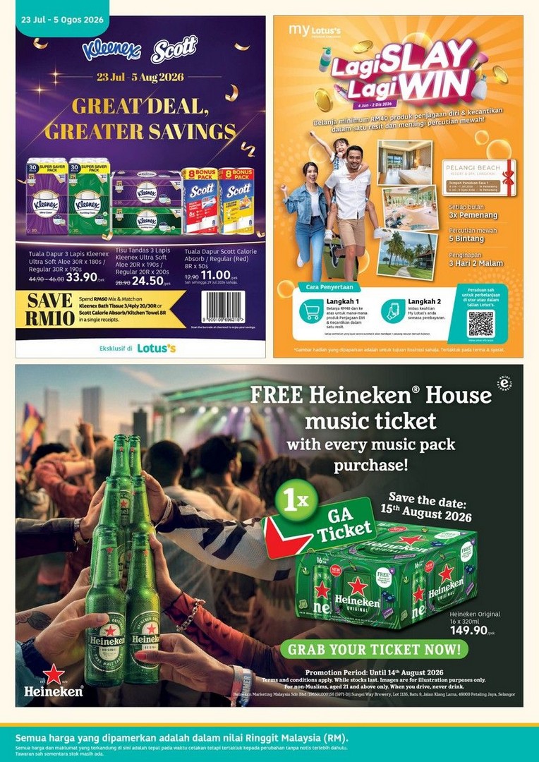 Lotuss-Malaysia-LotussLebihMurah-Promotion-Catalogue-18 23 July-5 August 2026: Lotus's Malaysia: #LotussLebihMurah Promotion Catalogue Featuring Harga Rata Flat Price Deals From RM2