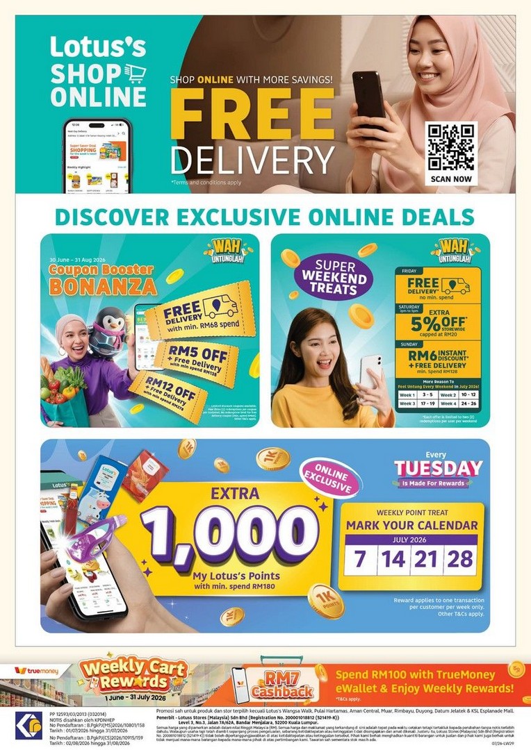 Lotuss-Malaysia-LotussLebihMurah-Promotion-Catalogue-19 23 July-5 August 2026: Lotus's Malaysia: #LotussLebihMurah Promotion Catalogue Featuring Harga Rata Flat Price Deals From RM2