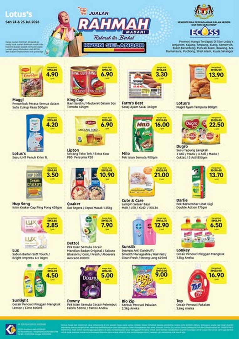 Lotuss-Malaysia-Rahmah-Sale-Promotion-2 24-25 July 2026: Lotus’s Malaysia Rahmah Sale Promotion: Enjoy Special Bargains and Affordable Essentials at Selected Selangor Stores
