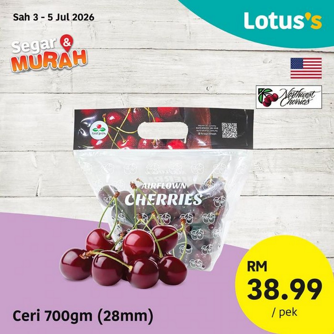Lotuss-Malaysia-Segar-Murah-Promotion-12 3–7 July 2026: Lotus's Malaysia Segar & Murah Promotion – Fresh Chicken from RM8.49/kg, Fresh Seafood, Fruits, Vegetables and Bakery Deals